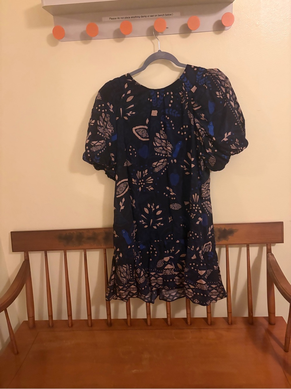 FARM Rio Macaw Forest Belted Mini Dress, Sz medium